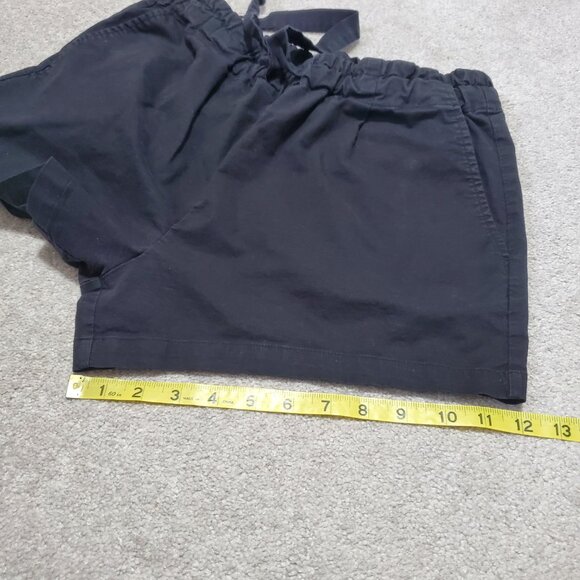 TENTREE Organic Cotton & Hemp Instow Shorts Pull-On Hi-Rise Blk Women Small x 3" - Picture 13 of 13